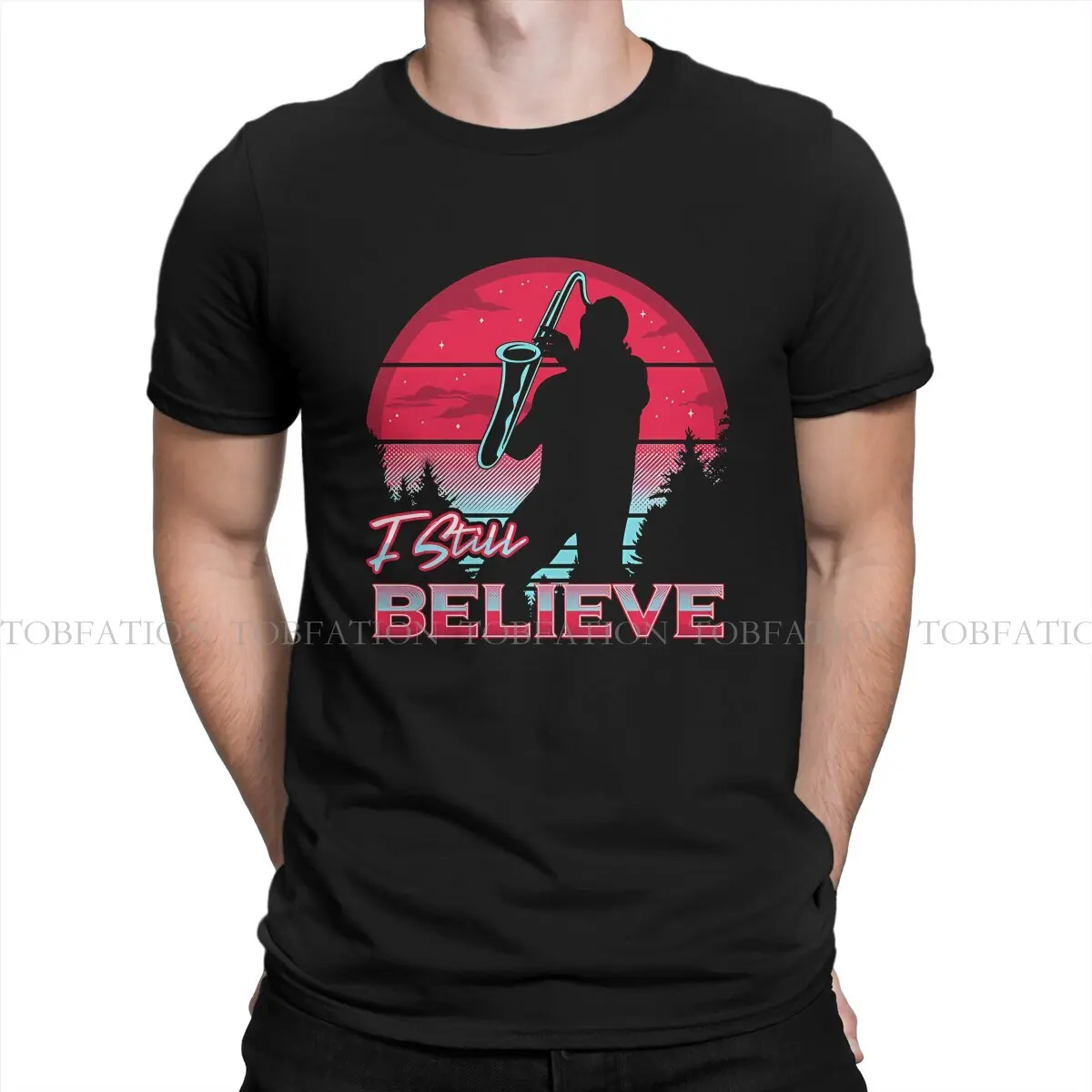 The Lost Boys Tshirt For Men I Still Believe The Lost Boys Tim Bello Sassofono Umorismo Maglietta Casual Novità Nuovo Design