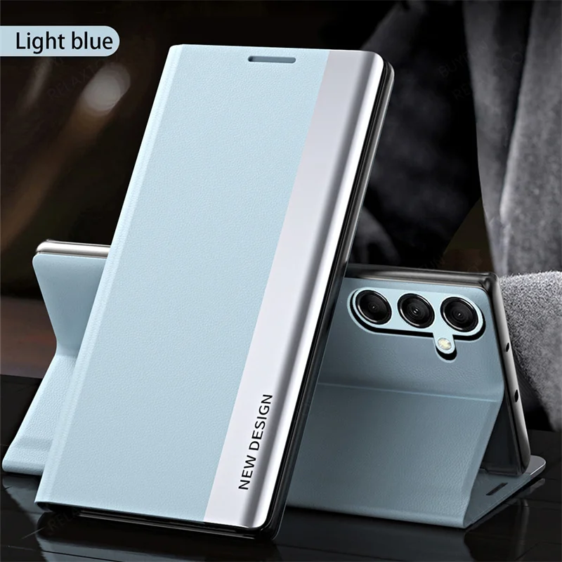 Leather Flip Case - Sleek Protective Cover