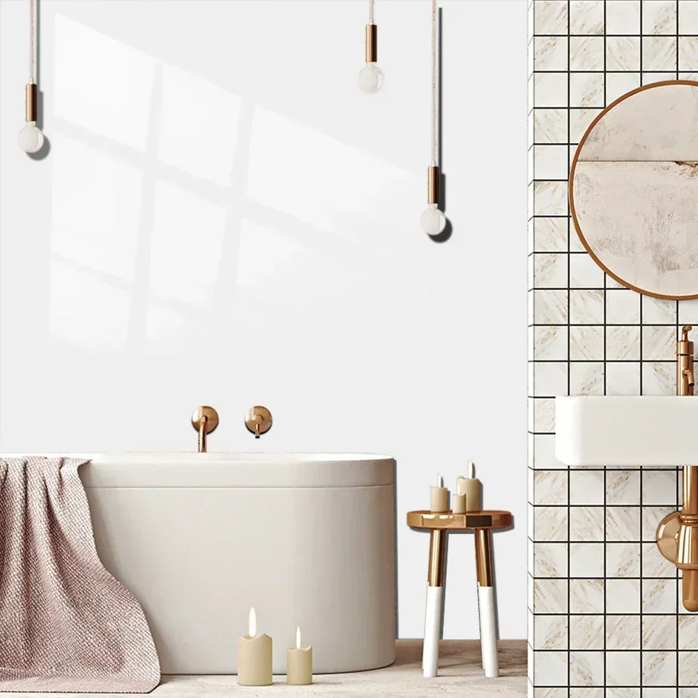 10x White Tile Stickers Stick Bathroom Kitchen Home Wall Or Floor Self-adhesive Wall Stickers Home Decoration Posters 10x White Tile Stickers Stick Bathroom Kitchen Home Wall Or Floor Self-adhesive Wall Stickers Home Decoration Posters wall stickers self adhesive stickers self adhesive wall stickers
