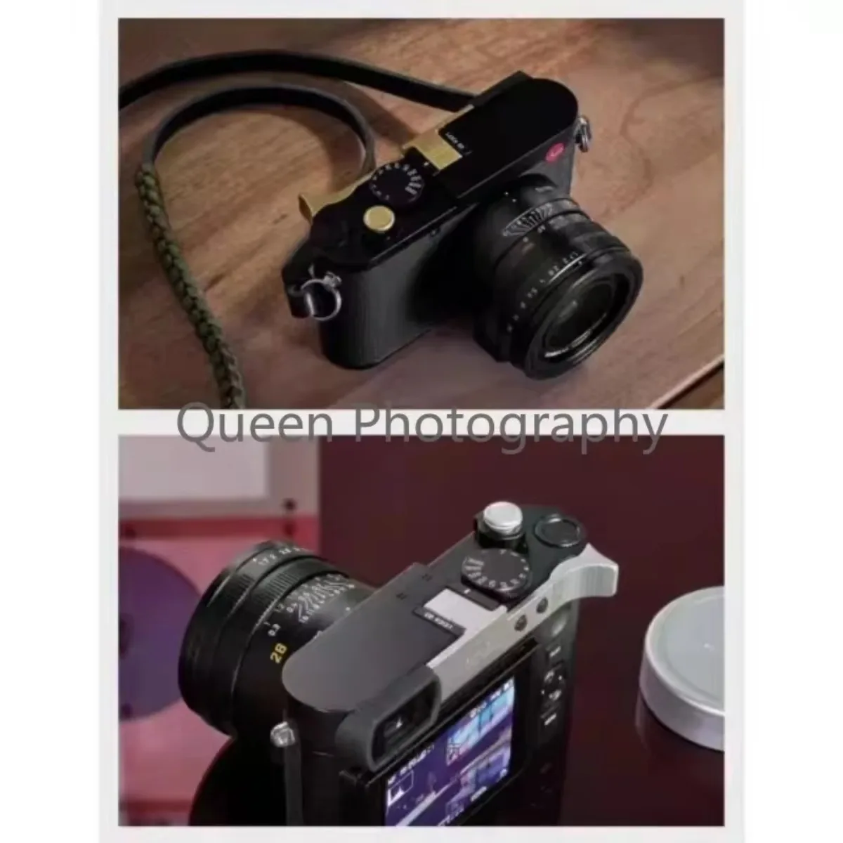 Mount Hot Shoe Metal For Thumb Up Grip Made Digital Camera For Leica Q3 Camera Accessories Photography Para Fotos camera holder