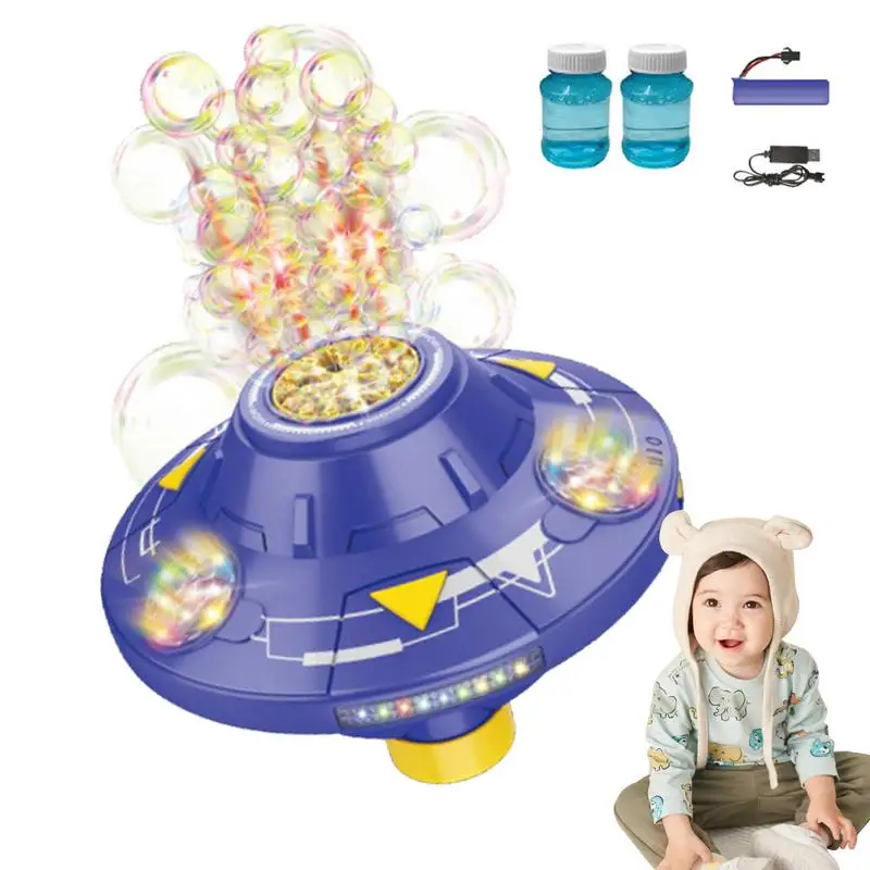 colorful-flying-saucer-bubble-machine-children's-fully-automatic-electric-sound-and-light-rotating-obstacle-avoidance-space-bubb