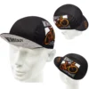 2 Styles Black Orange New CLassical Cycling Caps Breathable Unisex Gorra Ciclismo 5