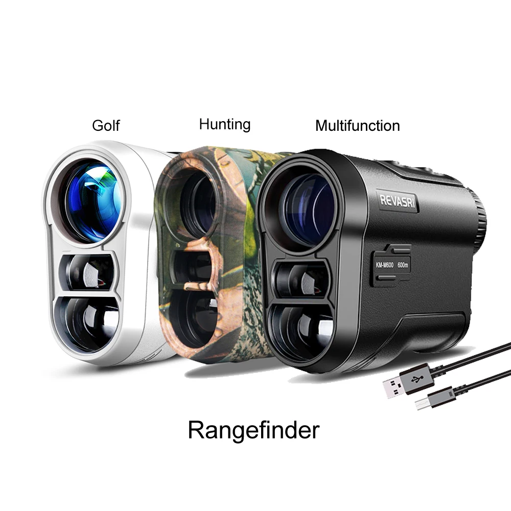 REVASRI Golf Rangefinder – 600M/1000M with Slope, Flag Lock & Hunting Monocular 1