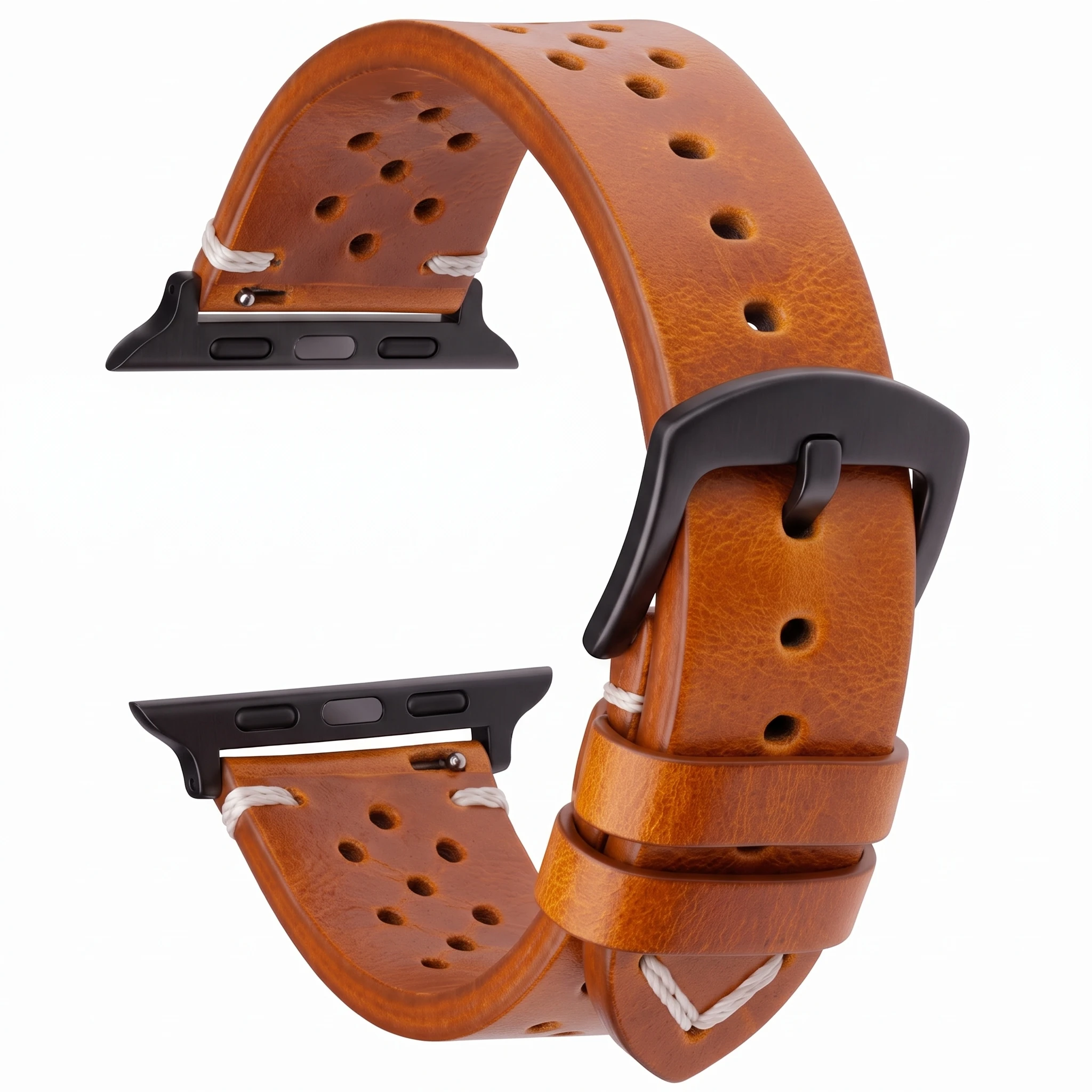 Elegant Genuine Leather Watch Strap - Premium Watchband