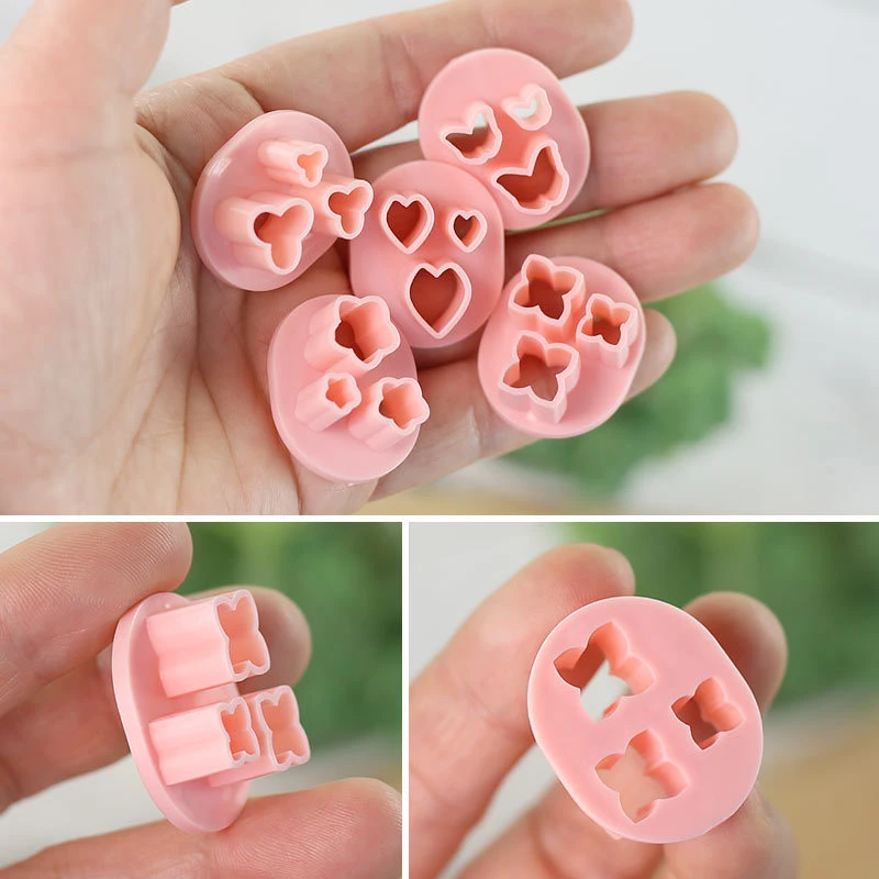 Flower Soft Clay Earring Molds Flower Combination Petals Leaves Polymer Clay Cutters Handmade Earrings Jewelry Making Tool 10pcs polymer clay tools clay sculpting tools clay craft tool silicone molds