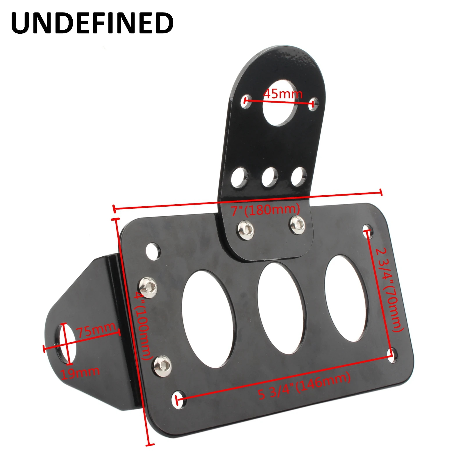 For Harley Axle Side Mount Scooter Moped License Holder Plate Motorcycle Number Plate Rear Taillight Bracket motorcycle license plate holder motorcycle license plate license plate holder