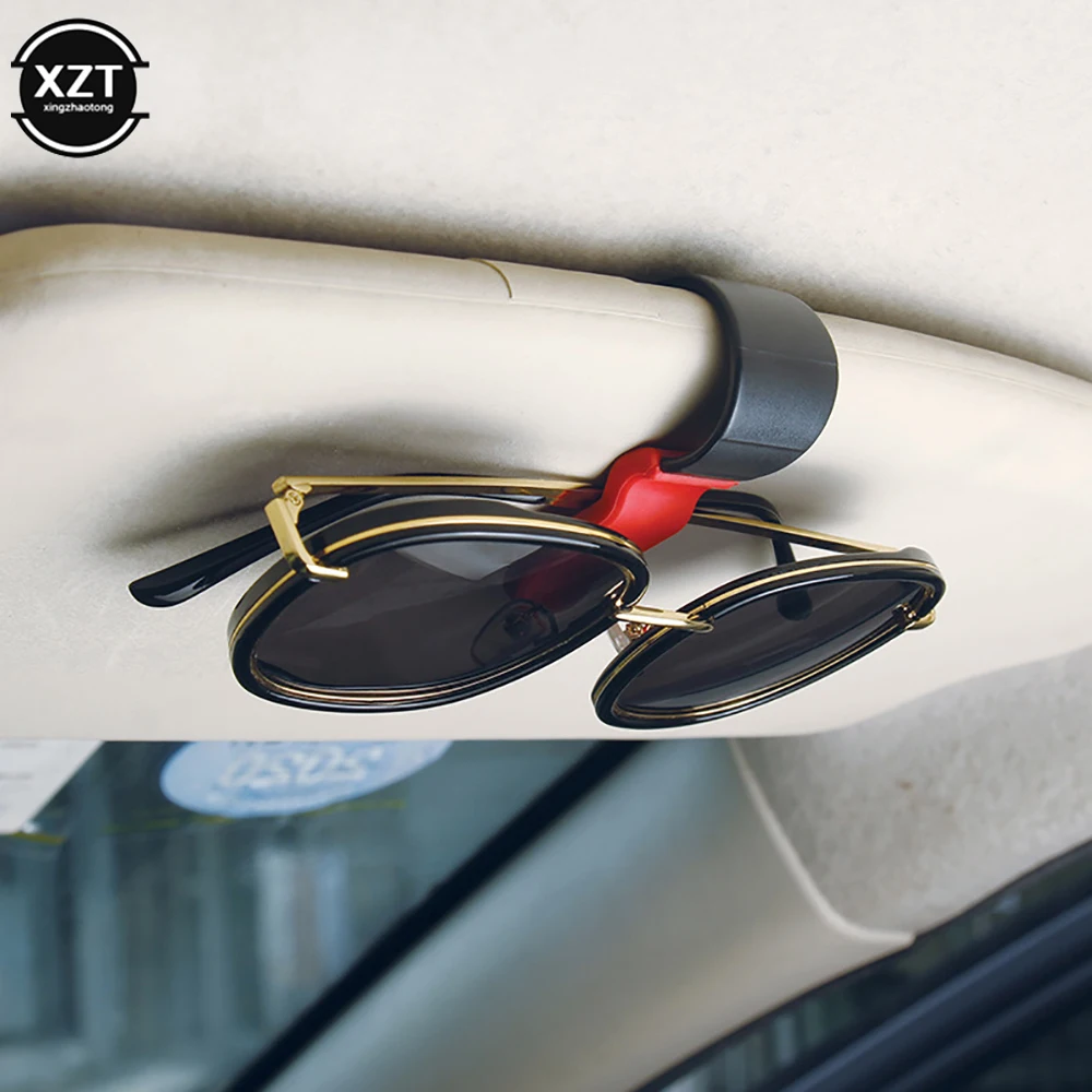 

1pcs Universal Car Glasses Clip Sunglasses Holder Auto Sun Visor Card Ticket Storage Clip Multi-purpose Interior Accessories