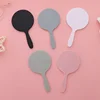 1PC Handheld Makeup Mirror Round Makeup Vanity Mirror with Handle Hand  Compact Mirror Cosmetic for Women 4