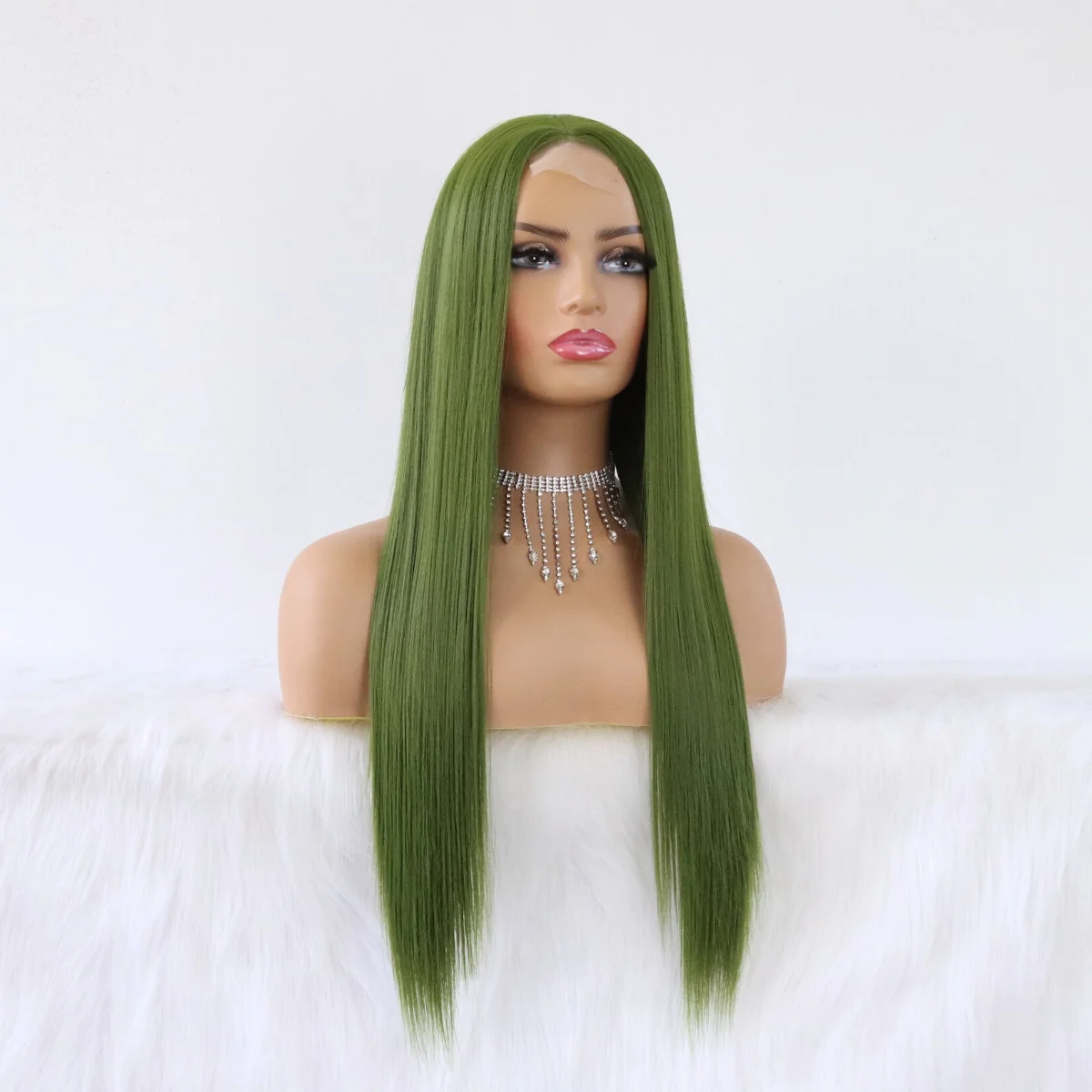 Wig Long Straight Synthetic Hair Wigs for Women Wigs Heat 