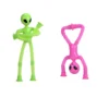 Cartoon suction cup telescopic tube,alien versatile stretching tube, interactive puzzle decompression toy,with and without light 5