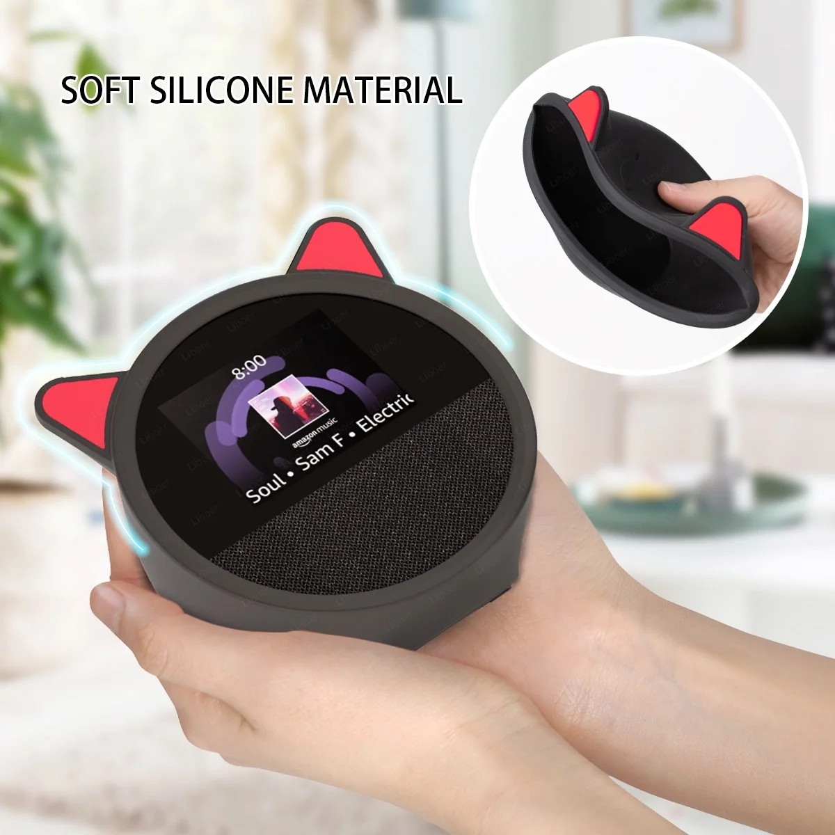 Durable Silicone Waterproof Shockproof Protective Sleeve and Dust Cover for Smart Speaker Assistant