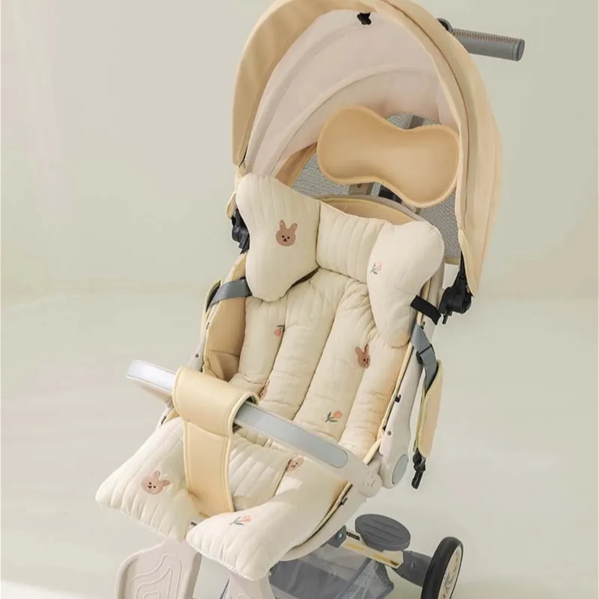 Thicken Baby Stroller Seat Cushion Pad for Toddler Newborn Pram Mattress Stroller Accessories Bebe Car Seat Strollers Soft Liner