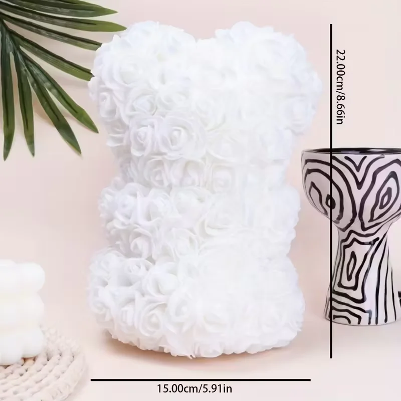 Elegant Rose Bear Hug Flower for Weddings and Valentine's Day Gift