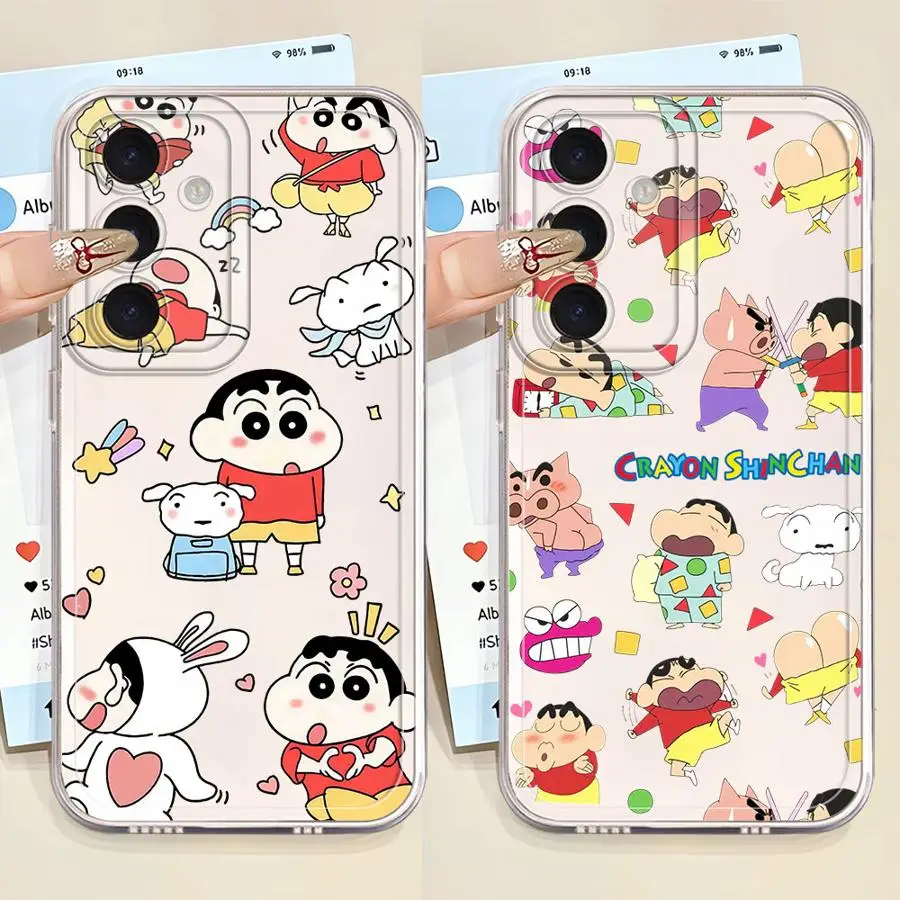 Colorful Cartoon Character Phone Case - CRA-YON SHIN-CHANG Design