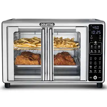 6-Slice Digital Toaster Oven Air Fryer with 19 One-Touch Presets, Stainless Steel Electric Oven Pizza Oven .USA.NEW 1