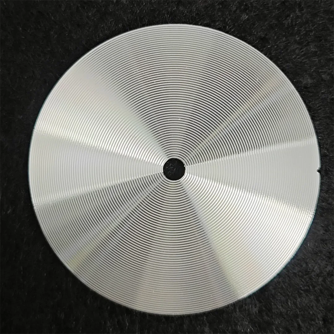 28.5mm Watch Dial DIY Solid Color CD Texture Dial No Calendar Watch Faces Accessories for NH35 / NH36 Movement