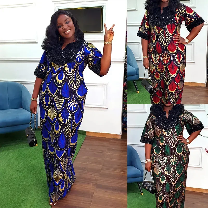 chinese dress ladies Stylish Ankara Dress | African Clothing UK main image 0