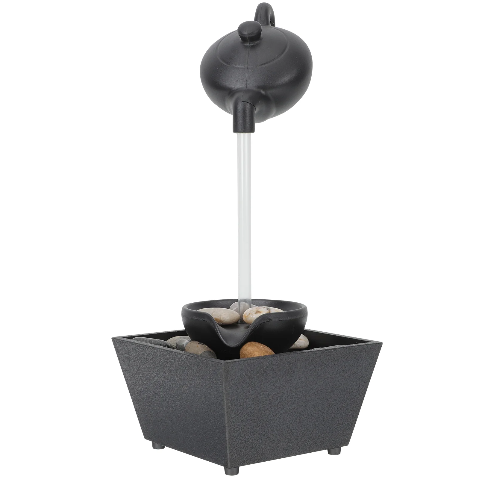 

Decor Office Decorate Fortunate Ornament Indoor Desk Fountain Waterfall Fengshui Desktop