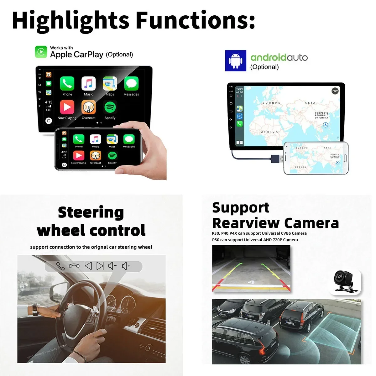 Car Multimedia Player Car Radio Car Radio For Alfa Romeo MiTo 2008-2Din Android Multimedia GPS Navigation Carplay Android Auto Autoradio Head Unit Stereo