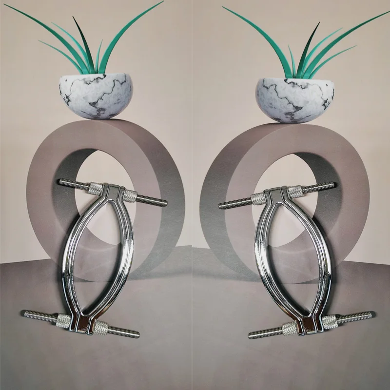 Metal Labia Clip Vaginal Expander Clitoris Stimulator Sex Clamp Vagina Speculum Pussy Massage SM Adult Games Sex Toys For Women