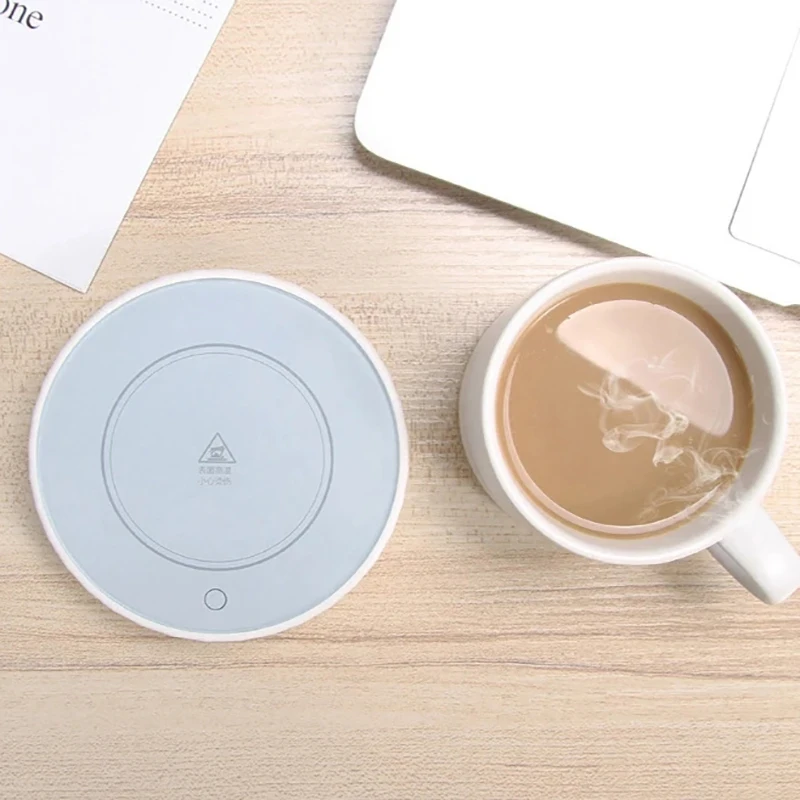 B99A-Coffee Mug Warmer&Cup Warmer For Office Desk Use,Beverage Warmer 18W Cup Heating Mat Electric Tea EU Plug