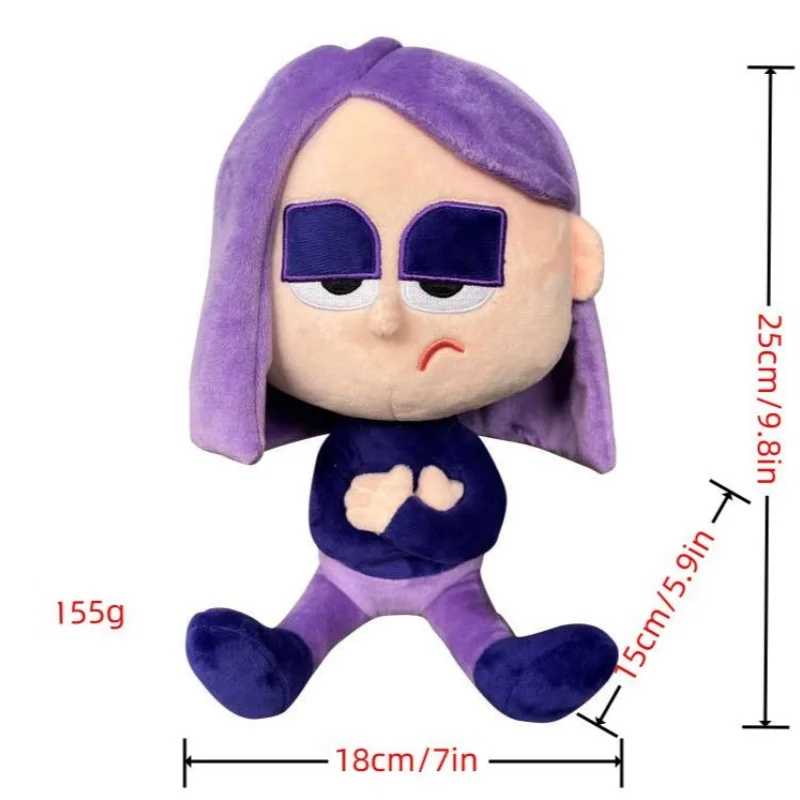 【公式】Duolingo デュオリンゴ　リリー　ぬいぐるみ 　Lily Duolingo Lily Plush - Premium Plushie, Purple, 10