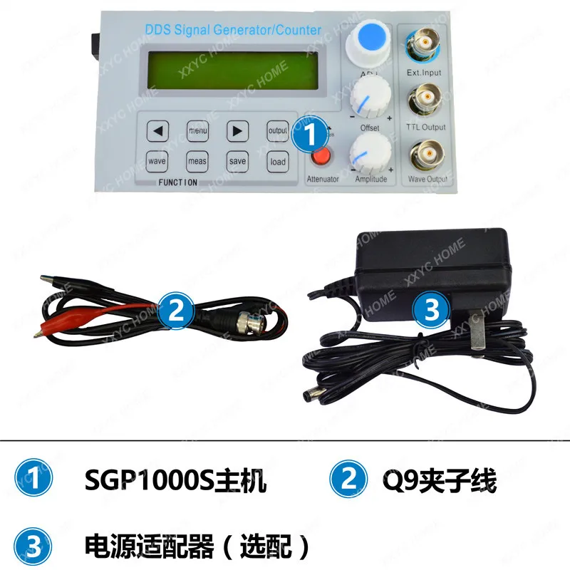 

Apply To SGP1002S 2MHz DDS Function Signal Generator Frequency Counter Square Wave Sweep