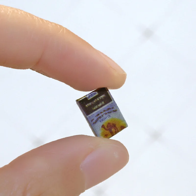 Miniature Items Cigarette Case Mini Cigar Case Dollhouse Photography Props Home Decoration Doll House Accessories BJD Doll Toys