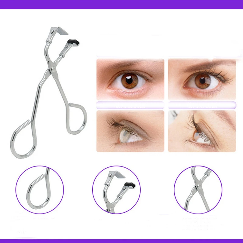 Stainless Steel Eyelash Curler Makeup Tool Mini Details Part of Eye Lash Curling Applicator Natural Eyelash Curly Cosmetic Clip