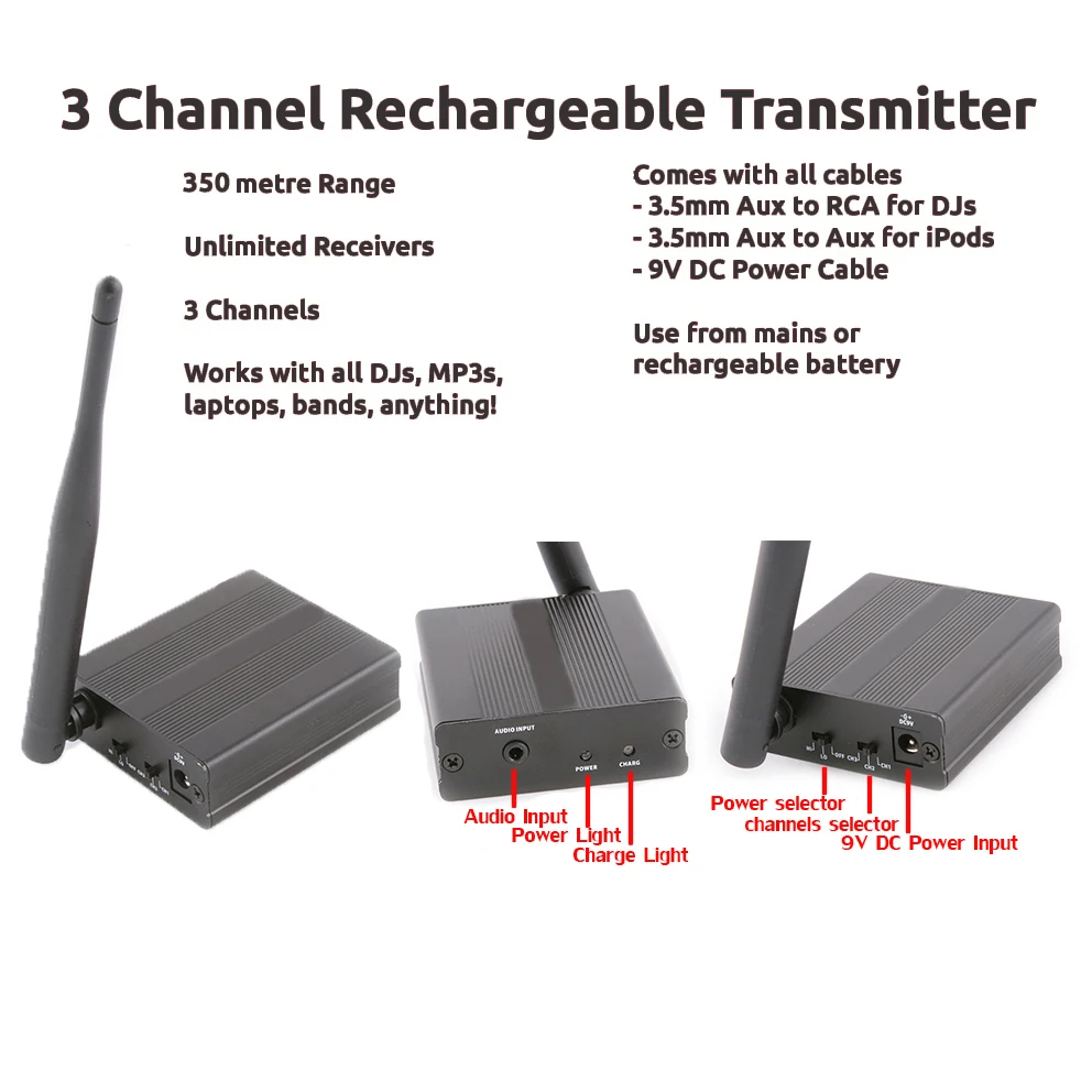 Рисунок 5 - Бесшумные беспроводные наушники 500m RF для дискотеки