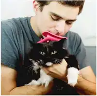 Pet Licking Cat Massage Brush High Quality Tongue shaped Tongue Cat Brush Scratcher Pet Hair Remover