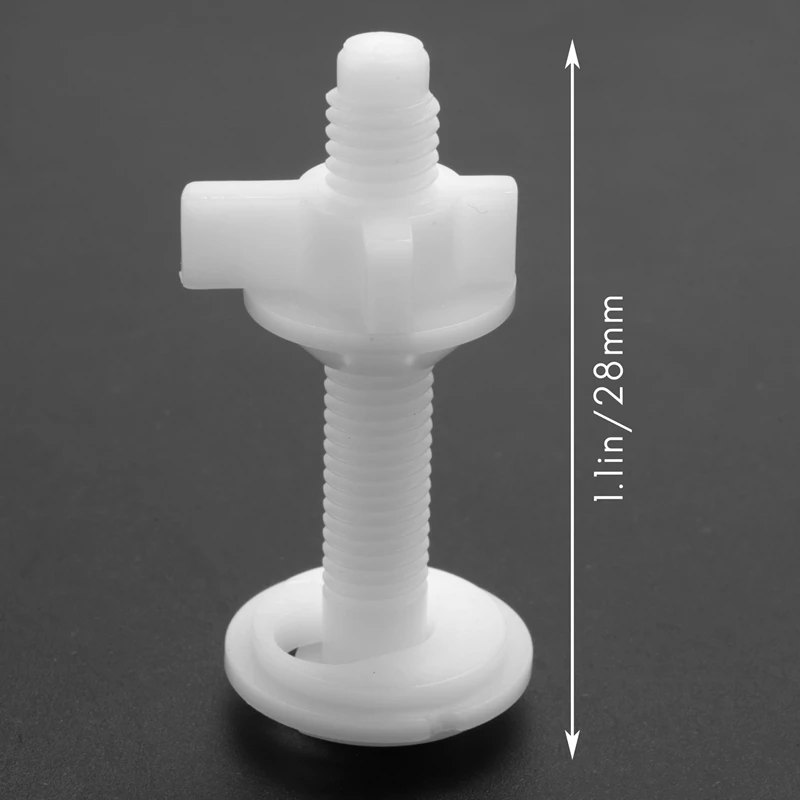 Plastic Toilet Seat Replacement Parts Kit Plastic Toilet Seat Hinge Bolt Screws Toilet Seat