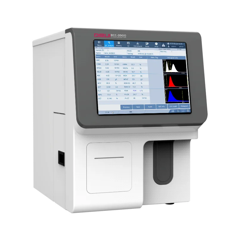 3 Diff Clinical Analyzer 3 Part Hematology Automatic Full Blood Count