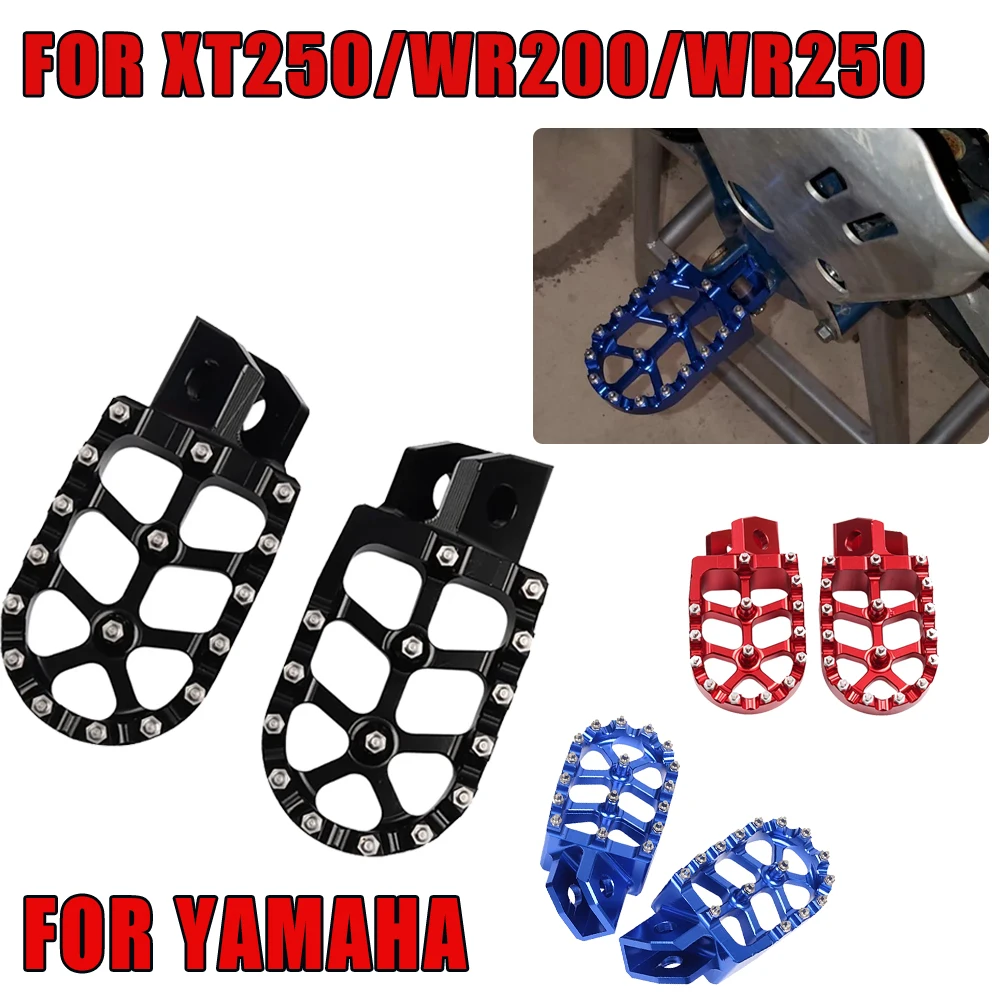 Motorcycle Footrest Footpegs For Yamaha WR250 WR200 WR500 XT250