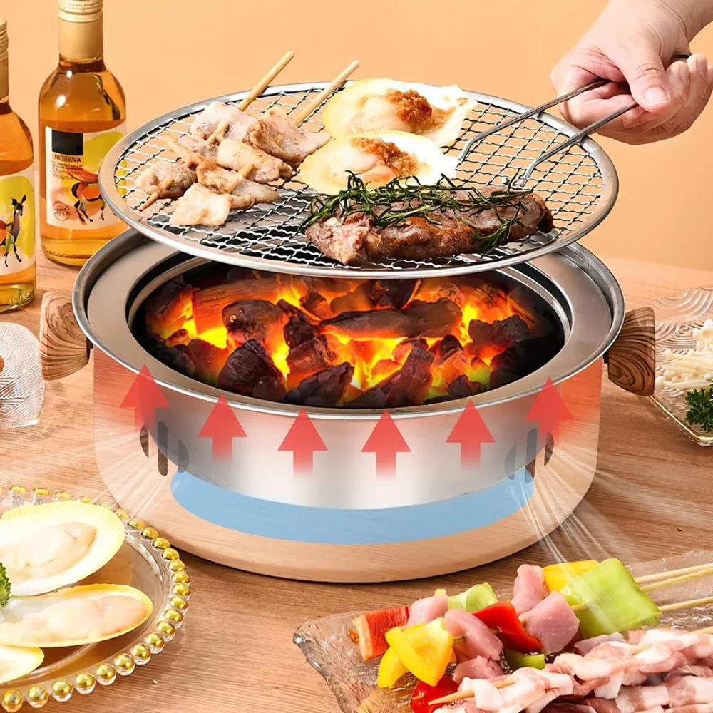 Mini Charcoal Barbecue Grill 5