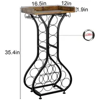 Metal Frame Floor-standing Wine Cabinet