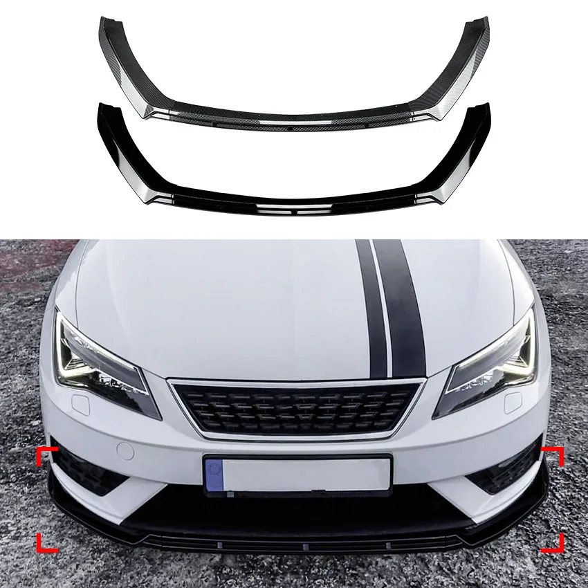

For Seat Leon MK3.5 2017-2018 2019 Front shovel front lip side skirt anti-collision accessories