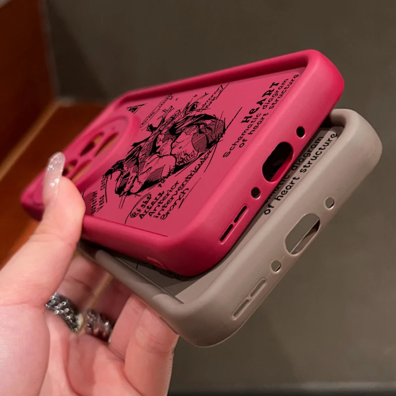 Soft Silicone Shockproof Phone Case with Creative Pattern Design