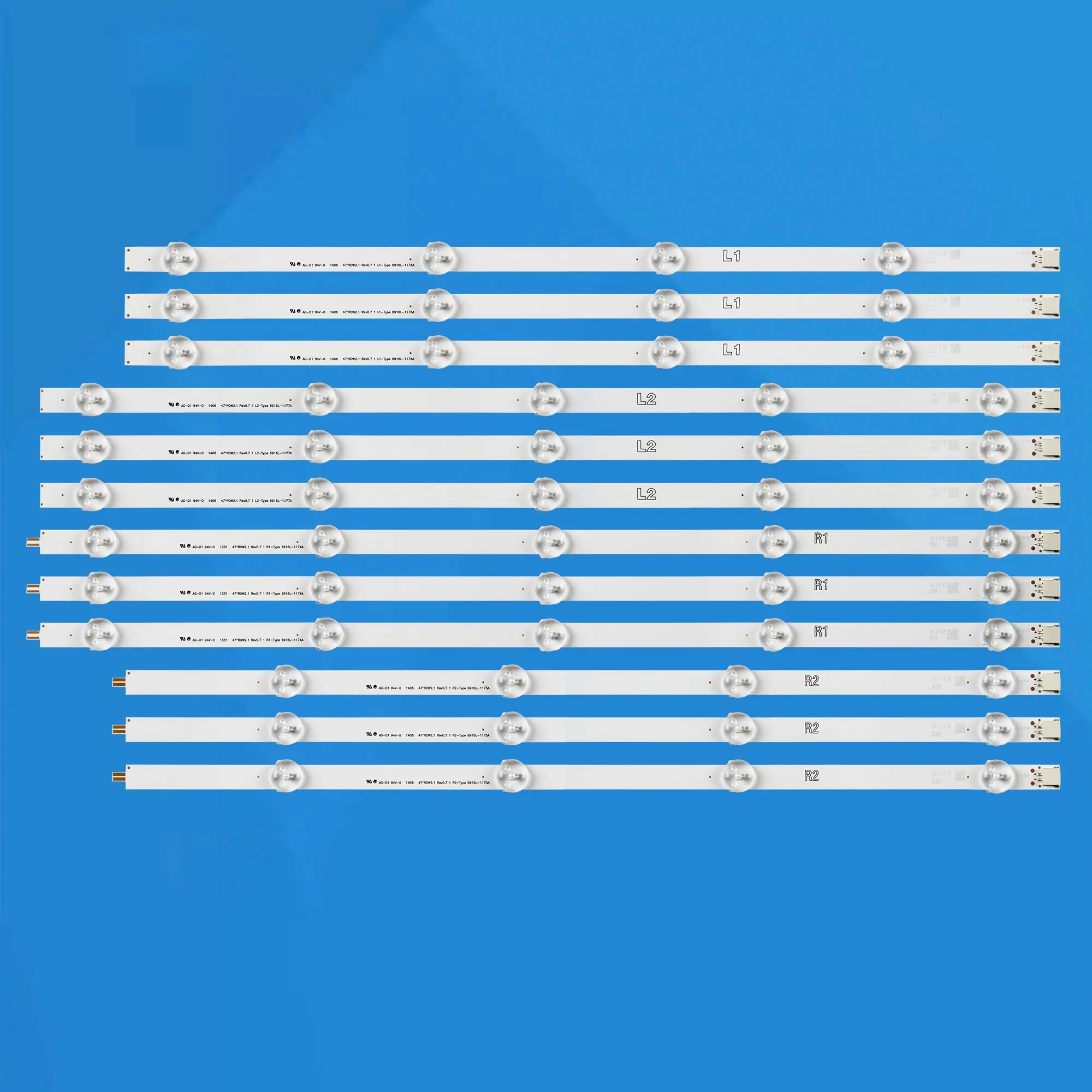 Tira de luces LED de retroiluminación, accesorio para LG 47LM8600 -UC ...