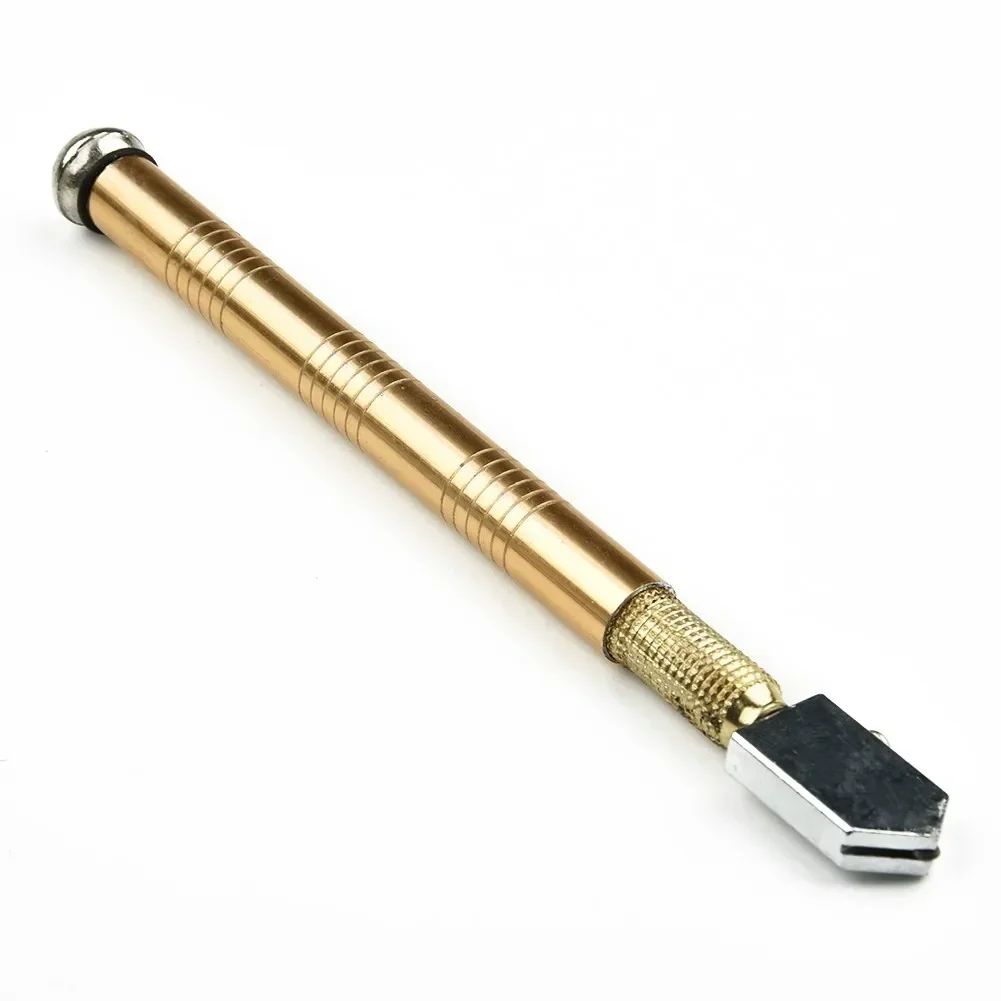 1pc Glass Cutter Diamond Cutter Head Steel Blade Cutting Tool Aoil Supply Nti-Skid Handle175mm Or Manual Tool Cutting 4