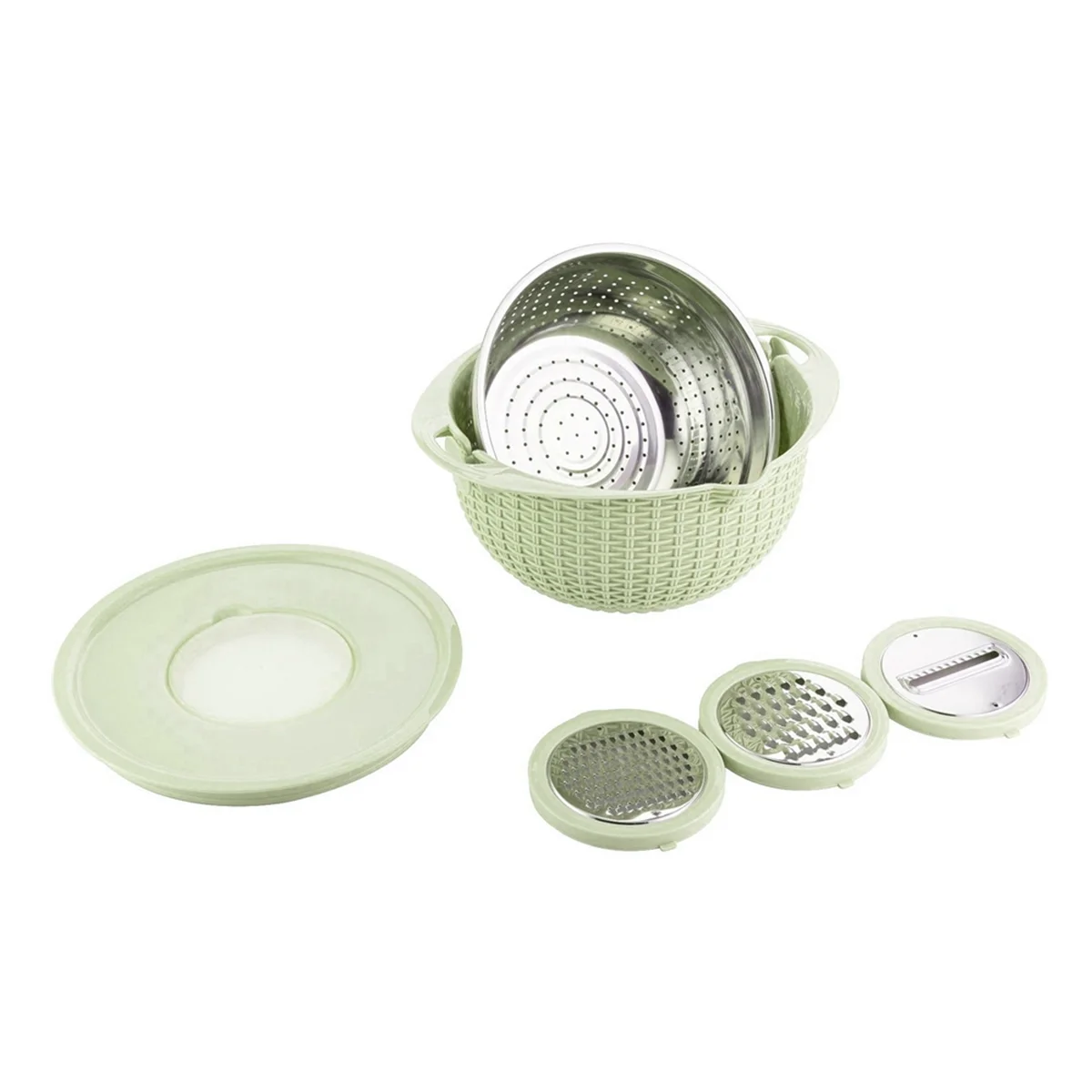 

Colander with Mixing Bowl Set - Strainers for Kitchen, Food Strainers and Colanders, Pasta Strainer, Home Essential A
