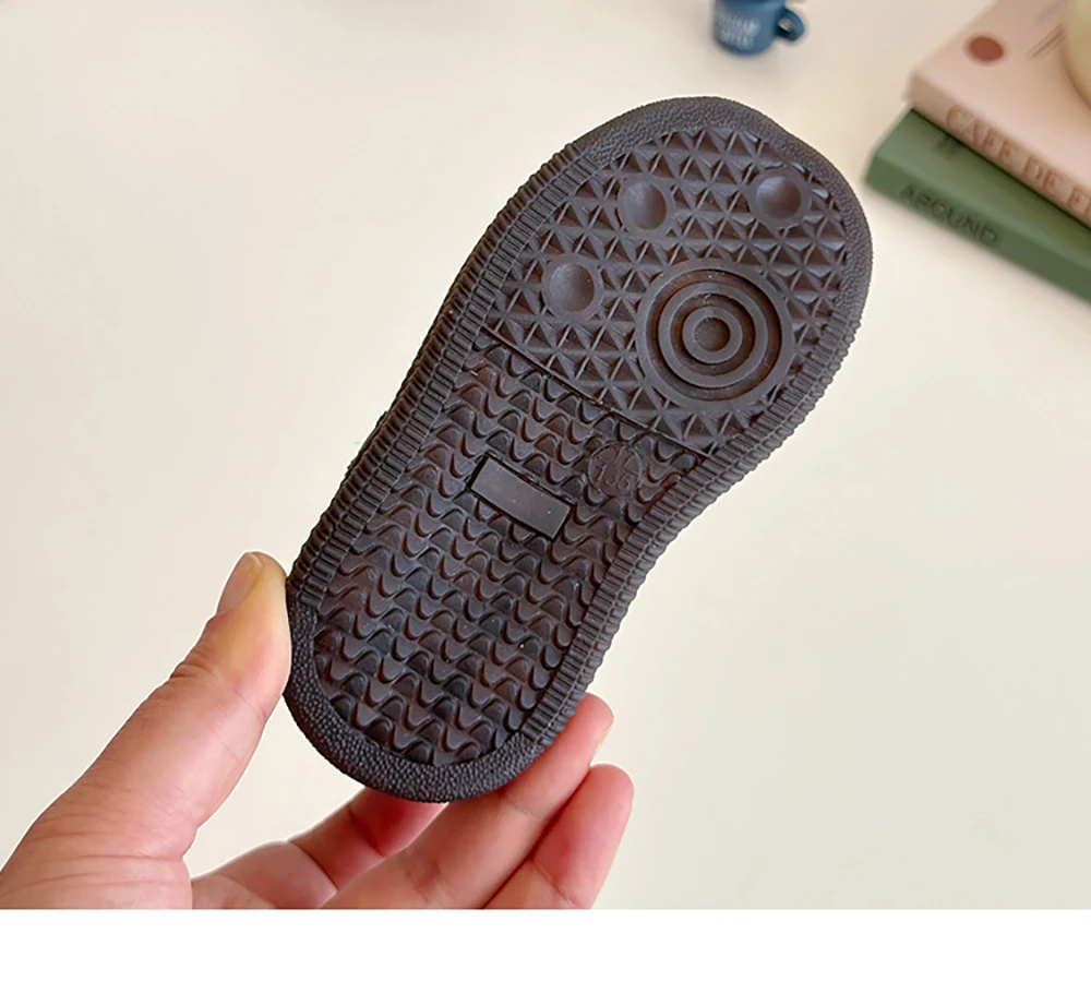 PU Leather Children Sport Shoes Ergonomics Anti-slippery Boy's Girl's Sneakers Trend Fashion Infant Baby Kids Sneakers 5
