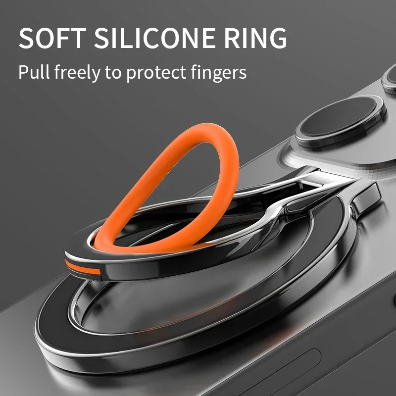 Magnetic 360° Rotating Foldable Metal Phone Ring Holder Stand