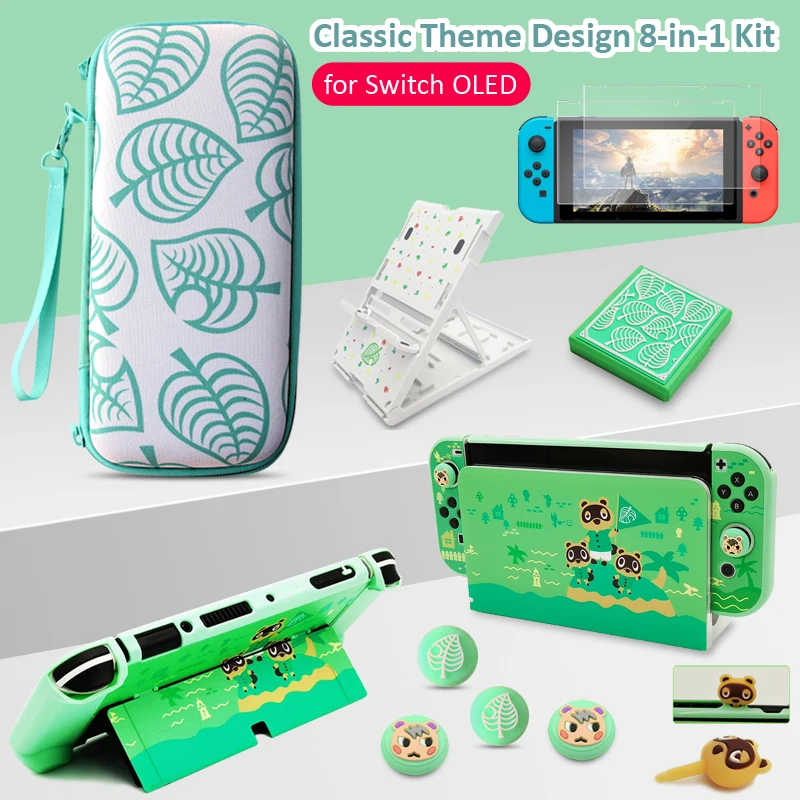 Animal Crossing Bolsa de Armazenamento para Nintendo Switch Oled Capa Protetora Escudo Case Transporte para Interruptor Oled Acessórios do Jogo 2023
