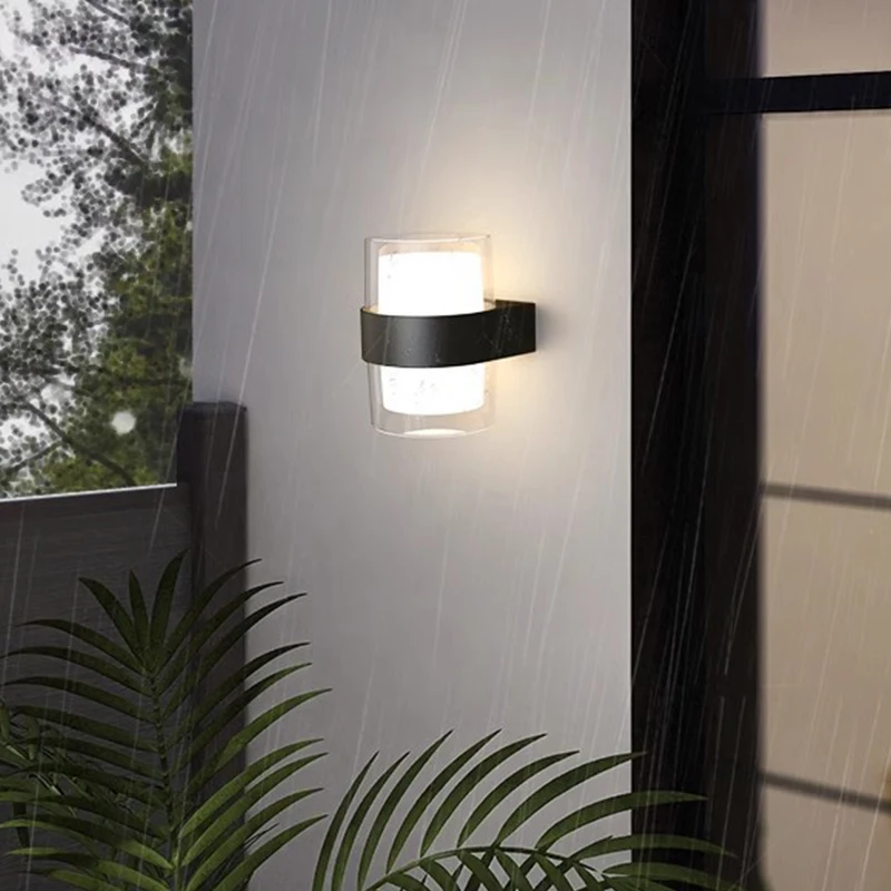 Outdoor Wall Light Solar Wall Light Courtyard Home Garden Exterior LED Lighting