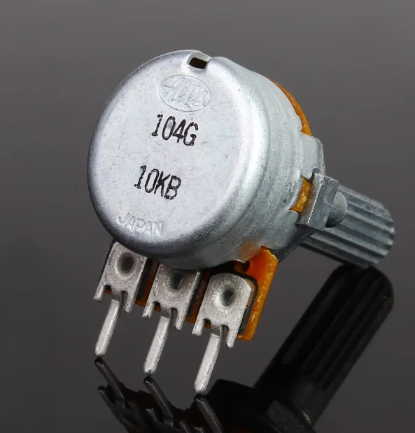 4pcs/lot Japanese original ALPS RK163 16 type 10KB 50KB 100KB single connection tripod volume Potentiometer free shipping 10pcs capacitors aluminum electrolytic capacitors smd 47uf 50v volume 4x5mm solid capacitors new original fast shipping