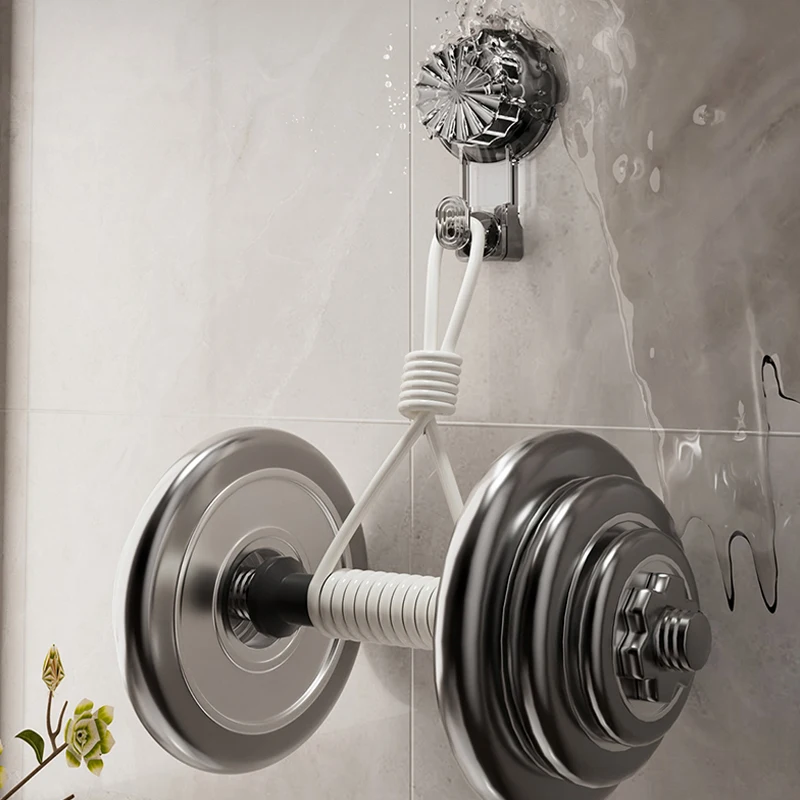 2PCS New Suction Cup Hooks Strong Wall Sucker Vacuum Non-punching Traceless Hooks High Quality Kitchen Bathroom Wall Hook