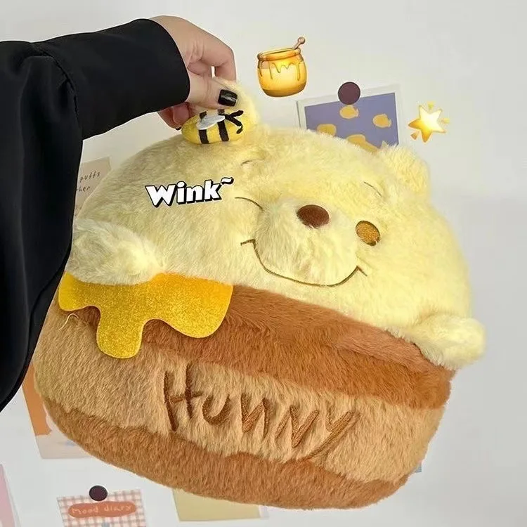 

Cartoon Cute Funny Puff Bear Pillow Blanket Air Conditioner Quilt Two-in-one Doll Girl Plush Blanket Dual-purpose Birthday Gift