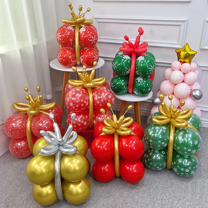 

19PCS Creative Gift Boxes Vintage Latex Balloons Valentine'S Day DIY Gift Christmas Baby Shower Birthday Party Decorations