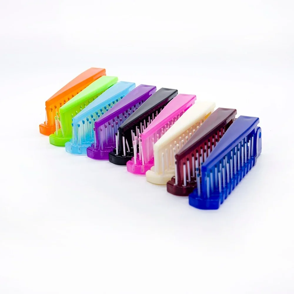 1pc Portable Travel Hair Comb Detangling Hair Brush Foldable Hair Brushes Massage Comb Anti-Static Hair Combs Hair Styling Tools portable travel foldable hair comb portable detangling hair brush anti static head massager combs hair styling hairdressing tool